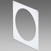 DB/Príruba VE1196 nástenná guľatá 100 biela