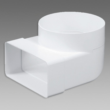 Článok VE1199 prechod.koleno 90° 110x55/100 biely