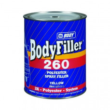 BODY Filler 260 polyester spray filler 2K 1L žltý