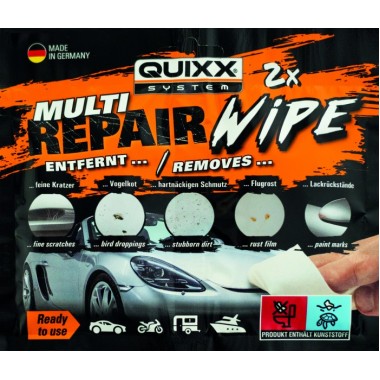 Quixx Multi Repair Wipe 2-pack – špeciálna utierka na laky