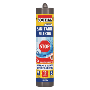 SOUDAL Sanitárny silikón STOP